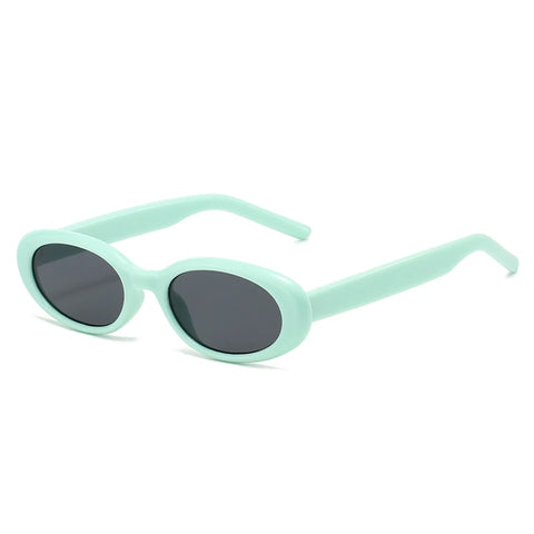 Audacious Leopard Oval Sunglasses