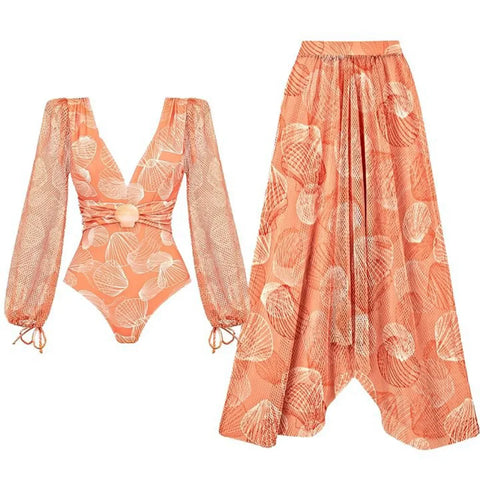 Boundless Shell Print Bikini Set