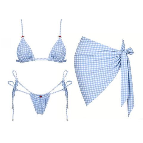 Radiant Striped Push Up Bikini