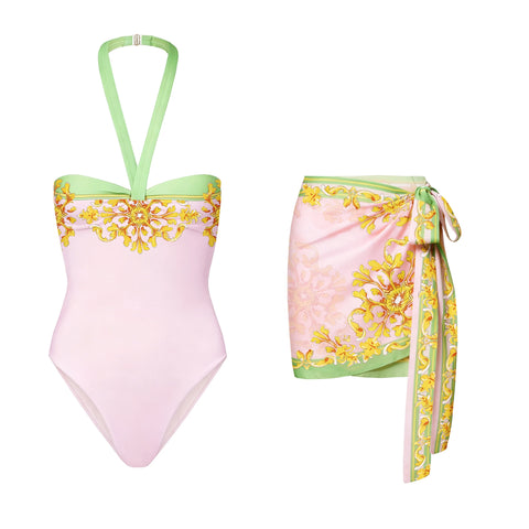 Radiant Printed Monokini Swimsuit