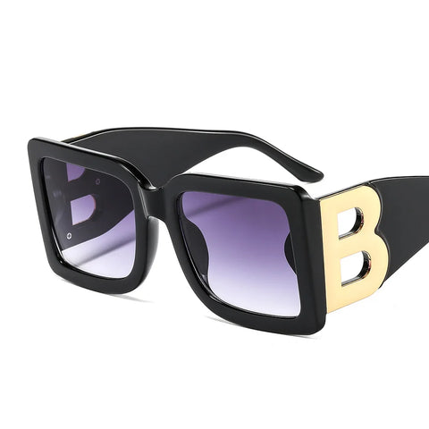 Bold Vintage Square Sunglasses