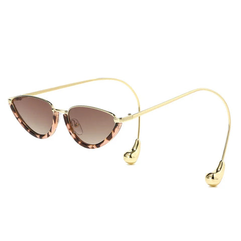 Daring Gold Cat Eye Sunglasses