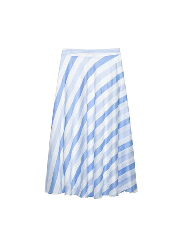 Limitless Striped A-Line Skirt