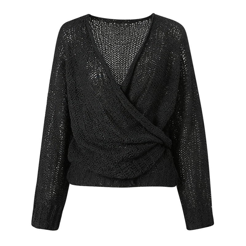 Confidenct Knit Wrap Cardigan