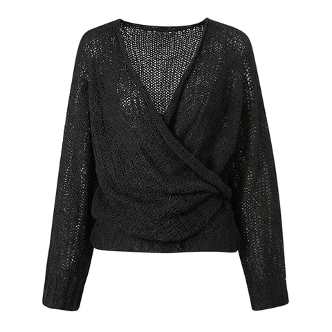 Confidenct Knit Wrap Cardigan