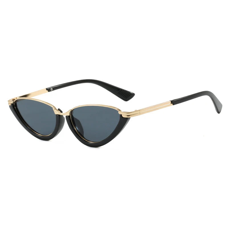 Fierce Gold Cat Eye Sunglasses