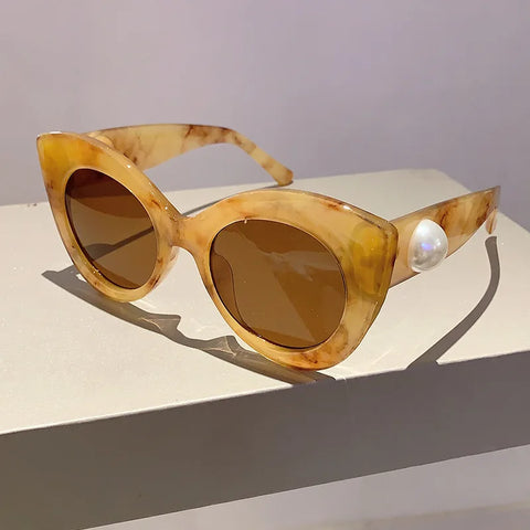 Worthy Pearl Cat Eye Sunglasses