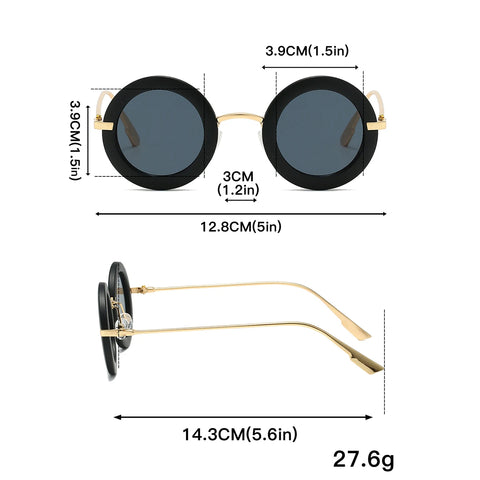 Wanderlust Round Frame Sunglasses