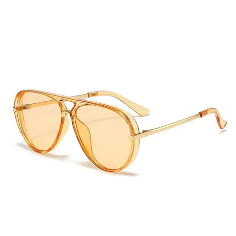 Wanderlust Orange Aviator Sunglasses
