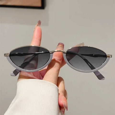 Confident Metal Cat Eye Sunglasses