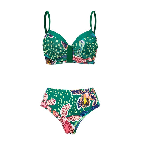 Vibrant Floral One-Piece Swimsuit