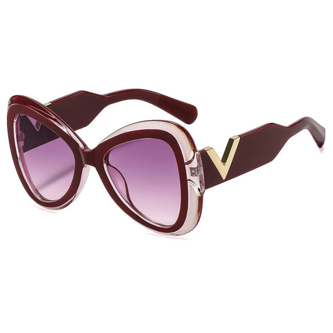 Elegant Butterfly Oversized Sunglasses