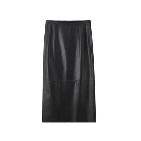 Fierce Faux Leather Midi Set
