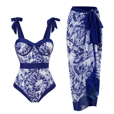 Sovereign Printed Wrap Bikini Set
