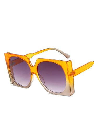 Daring Oversized Plastic Sunglasses