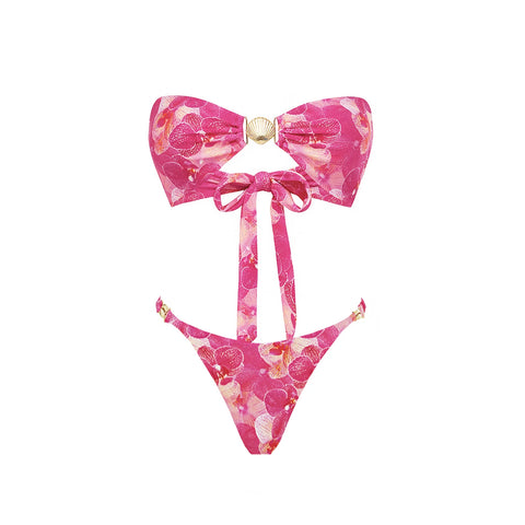 Wanderlust Printed Strappy Bikini Set