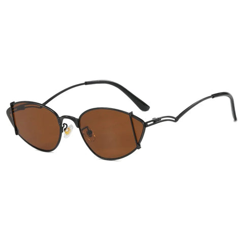 Daring Gold Cat Eye Sunglasses