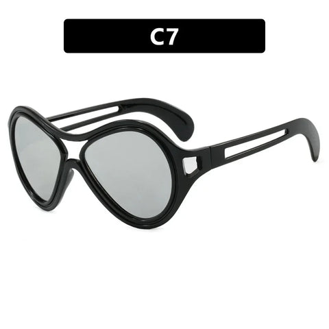 Free Spirit Plastic Oversized Sunglasses