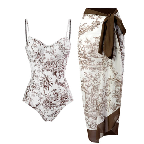 Sovereign Printed Wrap Bikini Set