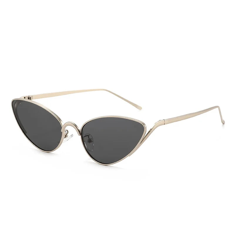 Fierce Gold Cat Eye Sunglasses