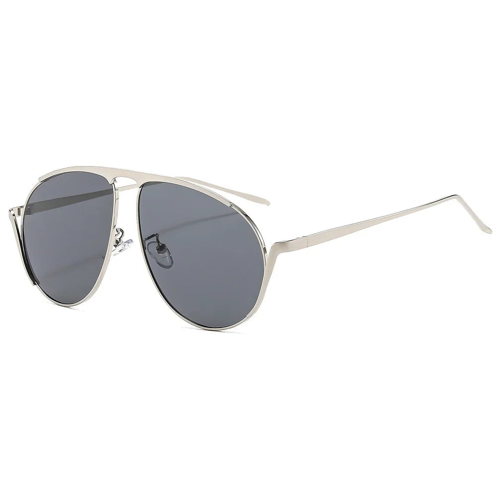 Audacious Gold Metal Pilot Sunglasses