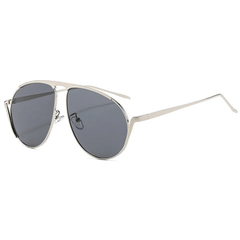Audacious Gold Metal Pilot Sunglasses