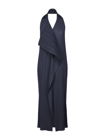 Radiant Pleated Halter Maxi Dress