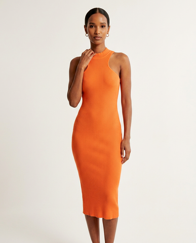 Siren Call Ribbed Knit Dress
