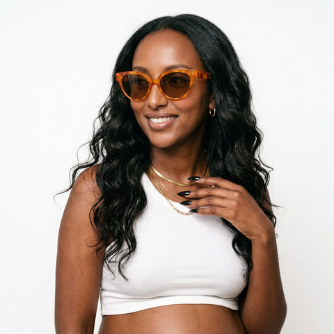 Daring Cat Eye Resin Sunglasses