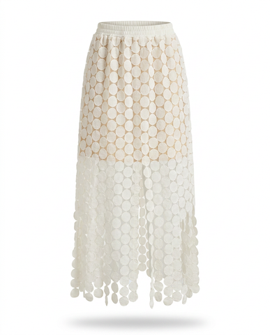 Spirited Tassel Midi Skirt