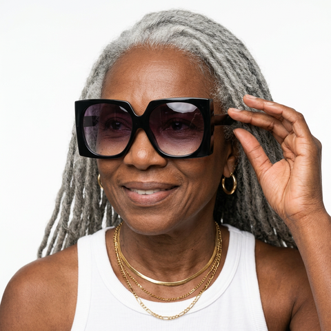 Daring Oversized Plastic Sunglasses