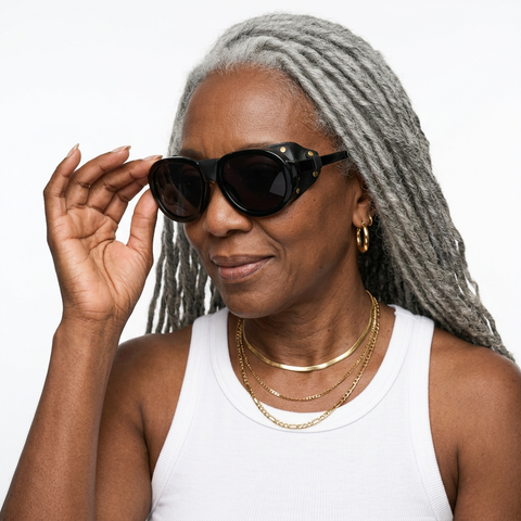 Audacious Oversized Steampunk Sunglasses