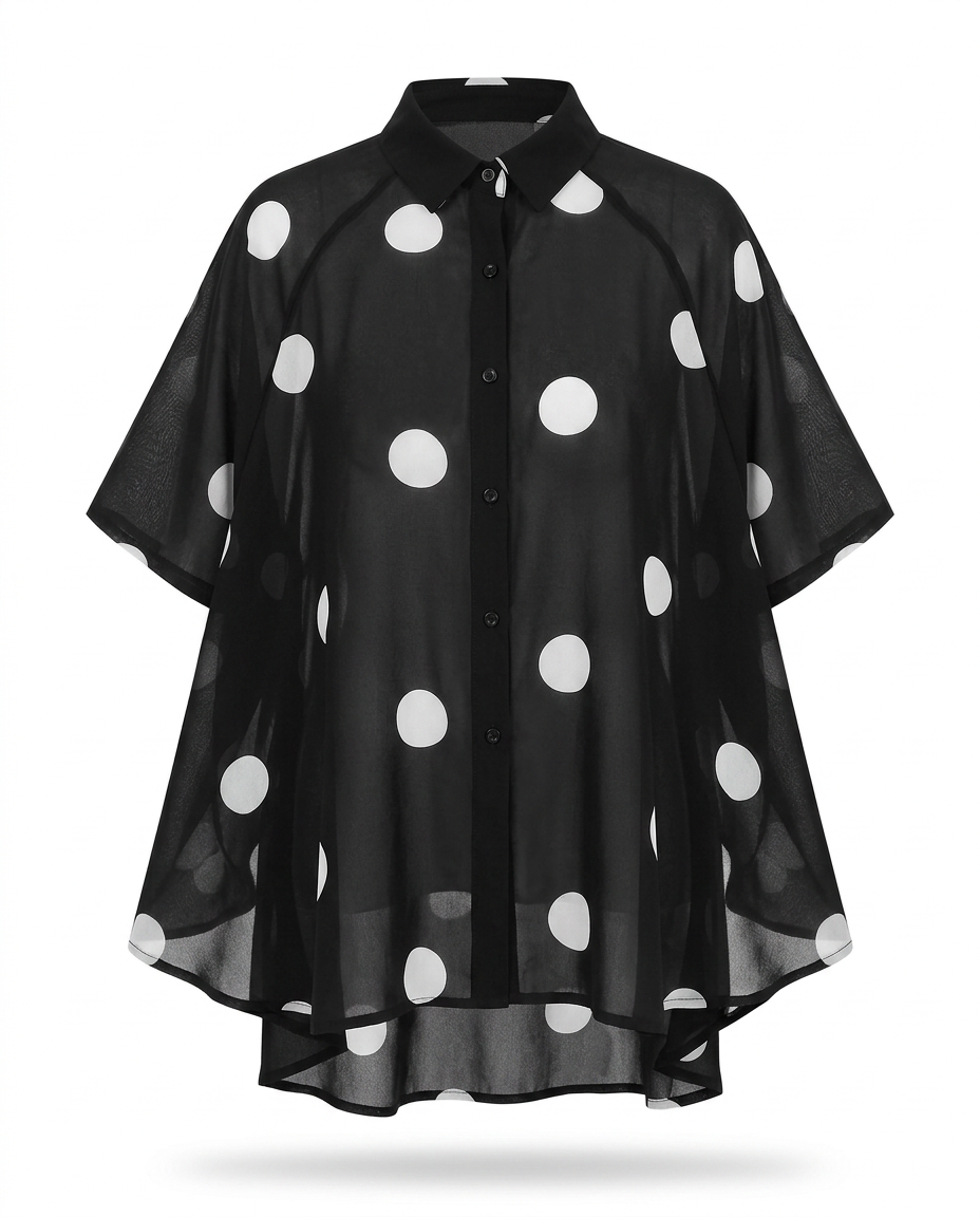 Free Spirit Polka Dot Blouse