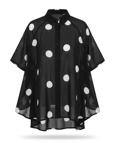 Free Spirit Polka Dot Blouse