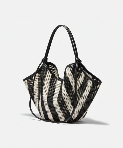 Untamed Woven Stripe Crossbody Bag
