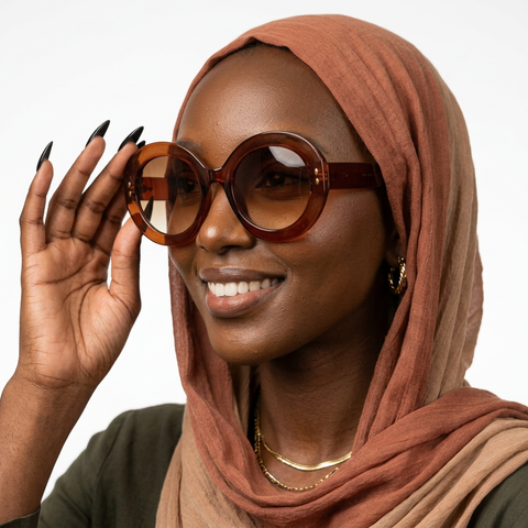 Fearless Round Gradient Sunglasses