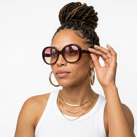 Daring Vintage Oversized Sunglasses