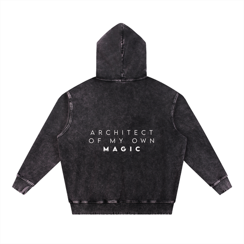 Aligned Cotton Oversized Hoodie