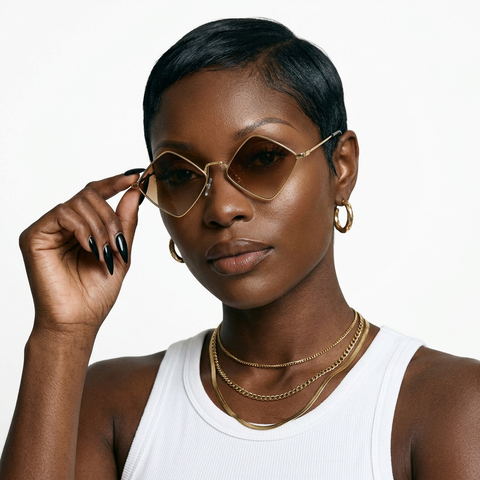 Audacious Vintage Metal Sunglasses