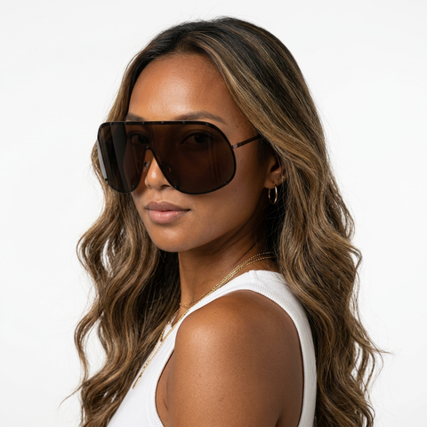 Unstoppable Oversized Rimless Sunglasses