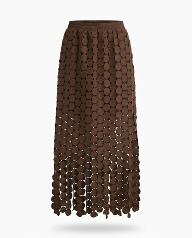 Spirited Tassel Midi Skirt