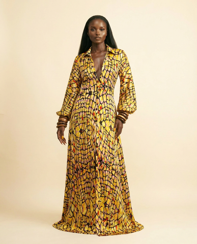 Ethereal Silk Charmeuse Maxi Dress