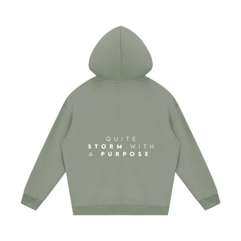 Quite Storm with a purpose Fleece Hoodie