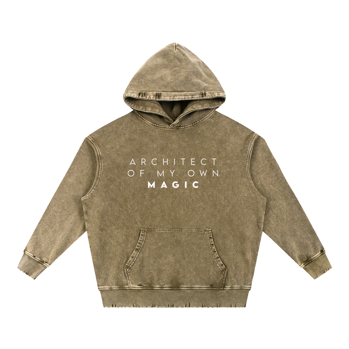 Aligned Cotton Oversized Hoodie