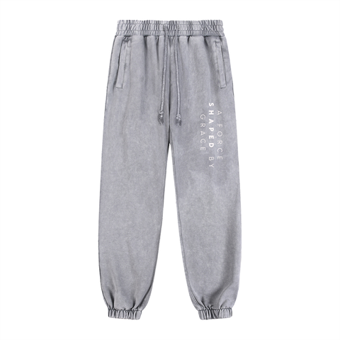 A force shaped by grace Snow Wash Sweatpants