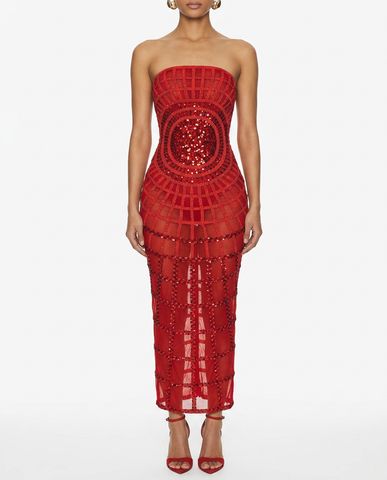 Reddaze Sequin Maxi Dress