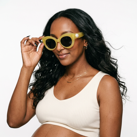 Worthy Pearl Cat Eye Sunglasses