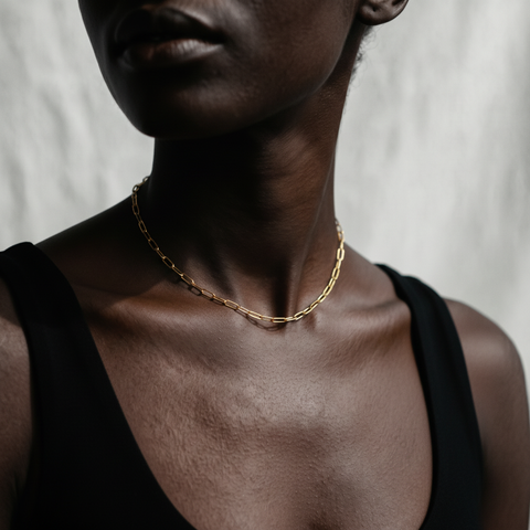 Worthy Gold Zircon Letter Necklace