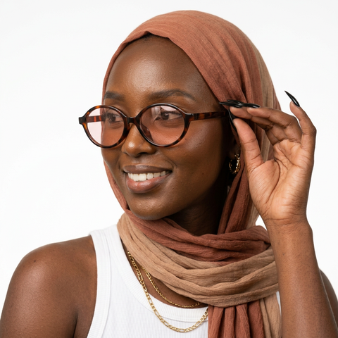 Radiant Vintage Oval Sunglasses