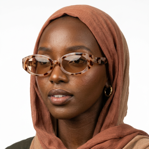 Confident Vintage Oval Sunglasses